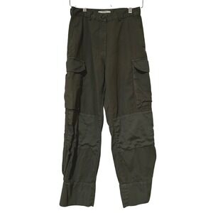 Pharaoh Women's Size 2 Cargo Pants Made USA 100% Cotton Designer Utility Style‎